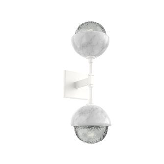 Cabochon Double Sconce (1289|IDB0093-02-WI-S-L3-WM)