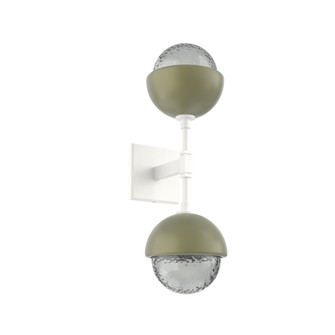 Cabochon Double Sconce (1289|IDB0093-02-WI-S-L3-GE)