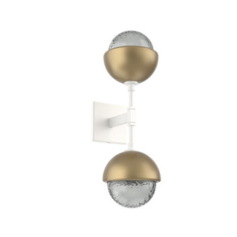 Cabochon Double Sconce (1289|IDB0093-02-WI-S-L3-GB)