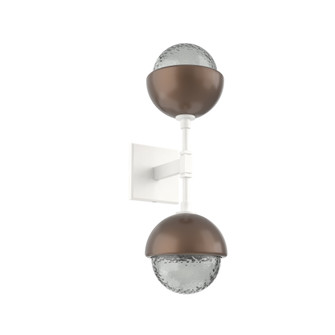 Cabochon Double Sconce (1289|IDB0093-02-WI-S-L3-BB)