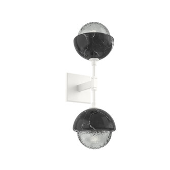 Cabochon Double Sconce (1289|IDB0093-02-WI-S-L1-BM)