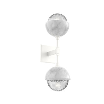 Cabochon Double Sconce (1289|IDB0093-02-WI-C-L1-WM)