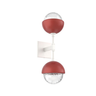 Cabochon Double Sconce (1289|IDB0093-02-WI-C-L1-RE)