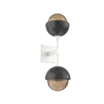 Cabochon Double Sconce (1289|IDB0093-02-WI-B-L1-MB)