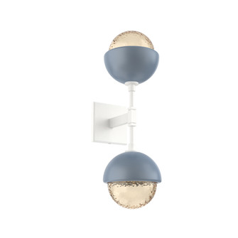 Cabochon Double Sconce (1289|IDB0093-02-WI-A-L3-BU)