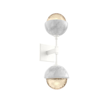 Cabochon Double Sconce (1289|IDB0093-02-WI-A-L1-WM)