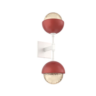 Cabochon Double Sconce (1289|IDB0093-02-WI-A-L1-RE)
