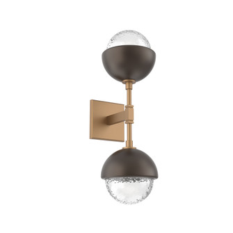 Cabochon Double Sconce (1289|IDB0093-02-NB-C-L1-FB)