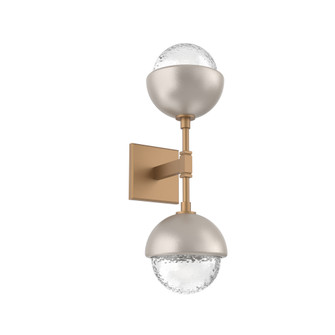 Cabochon Double Sconce (1289|IDB0093-02-NB-C-L1-BS)