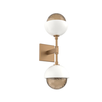 Cabochon Double Sconce (1289|IDB0093-02-NB-B-L1-WI)