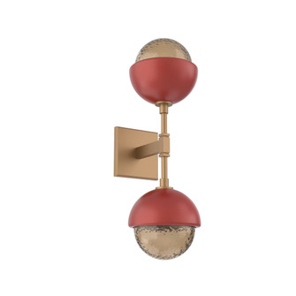 Cabochon Double Sconce (1289|IDB0093-02-NB-B-L1-RE)