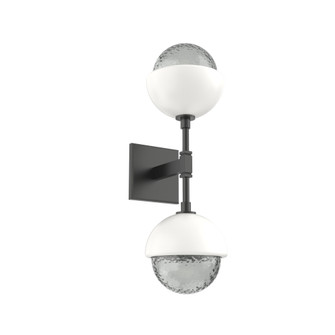 Cabochon Double Sconce (1289|IDB0093-02-MB-S-L3-WI)