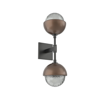 Cabochon Double Sconce (1289|IDB0093-02-MB-S-L3-BB)