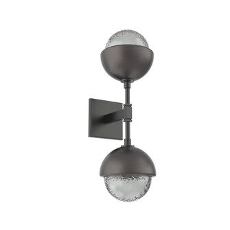 Cabochon Double Sconce (1289|IDB0093-02-MB-S-L1-GP)