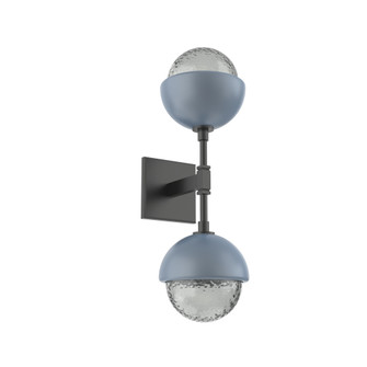 Cabochon Double Sconce (1289|IDB0093-02-MB-S-L1-BU)