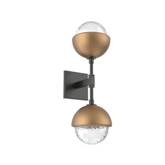 Cabochon Double Sconce (1289|IDB0093-02-MB-C-L3-NB)