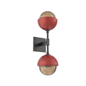 Cabochon Double Sconce (1289|IDB0093-02-MB-B-L3-RE)