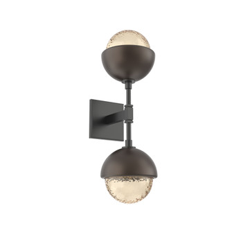 Cabochon Double Sconce (1289|IDB0093-02-MB-A-L1-FB)
