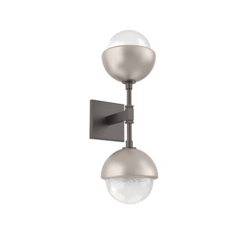 Cabochon Double Sconce (1289|IDB0093-02-GP-WL-L3-BS)
