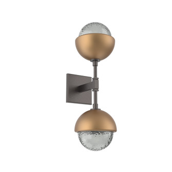 Cabochon Double Sconce (1289|IDB0093-02-GP-S-L3-NB)