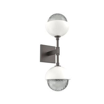 Cabochon Double Sconce (1289|IDB0093-02-GP-S-L1-WI)
