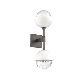 Cabochon Double Sconce (1289|IDB0093-02-GP-C-L1-WI)
