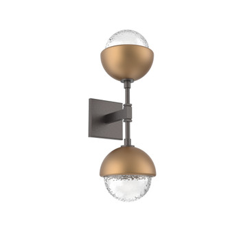 Cabochon Double Sconce (1289|IDB0093-02-GP-C-L1-NB)