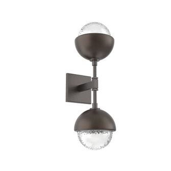 Cabochon Double Sconce (1289|IDB0093-02-GP-C-L1-FB)