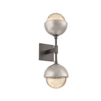 Cabochon Double Sconce (1289|IDB0093-02-GP-A-L3-BS)