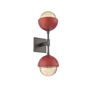 Cabochon Double Sconce (1289|IDB0093-02-GP-A-L1-RE)