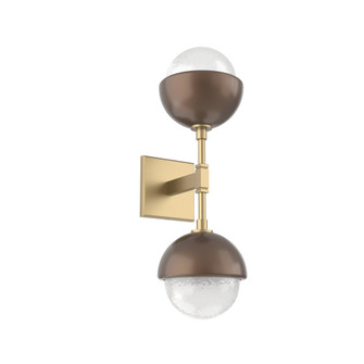 Cabochon Double Sconce (1289|IDB0093-02-GB-WL-L3-BB)