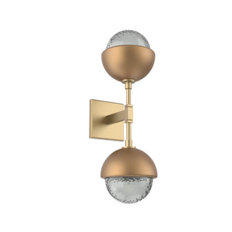 Cabochon Double Sconce (1289|IDB0093-02-GB-S-L3-NB)