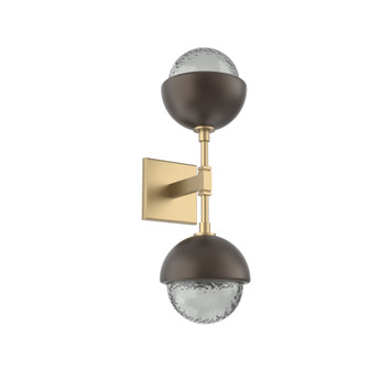 Cabochon Double Sconce (1289|IDB0093-02-GB-S-L3-FB)