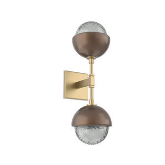 Cabochon Double Sconce (1289|IDB0093-02-GB-S-L1-BB)