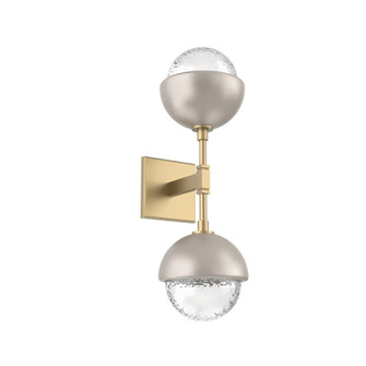 Cabochon Double Sconce (1289|IDB0093-02-GB-C-L1-BS)