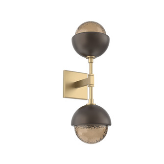 Cabochon Double Sconce (1289|IDB0093-02-GB-B-L3-FB)