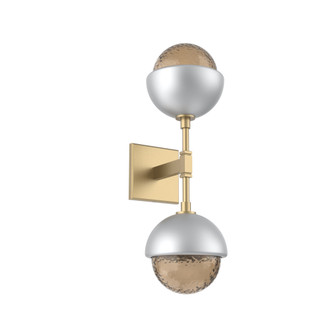 Cabochon Double Sconce (1289|IDB0093-02-GB-B-L3-CS)