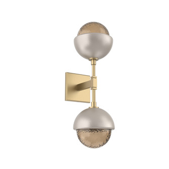 Cabochon Double Sconce (1289|IDB0093-02-GB-B-L3-BS)