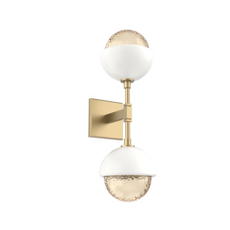 Cabochon Double Sconce (1289|IDB0093-02-GB-A-L3-WI)