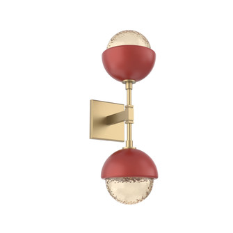Cabochon Double Sconce (1289|IDB0093-02-GB-A-L3-RE)