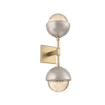 Cabochon Double Sconce (1289|IDB0093-02-GB-A-L3-BS)
