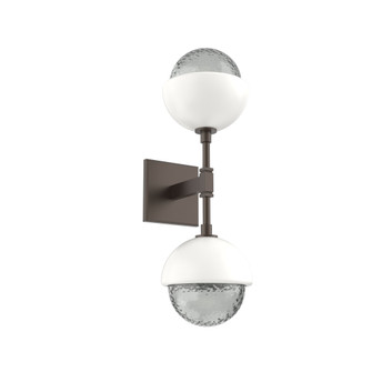Cabochon Double Sconce (1289|IDB0093-02-FB-S-L3-WI)