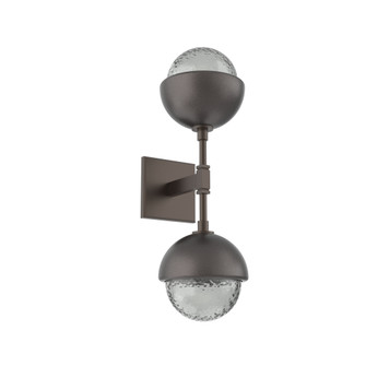Cabochon Double Sconce (1289|IDB0093-02-FB-S-L3-GP)