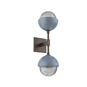 Cabochon Double Sconce (1289|IDB0093-02-FB-S-L1-BU)