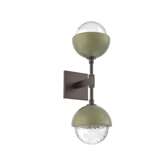 Cabochon Double Sconce (1289|IDB0093-02-FB-C-L1-GE)