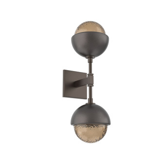 Cabochon Double Sconce (1289|IDB0093-02-FB-B-L3-GP)