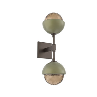 Cabochon Double Sconce (1289|IDB0093-02-FB-B-L1-GE)