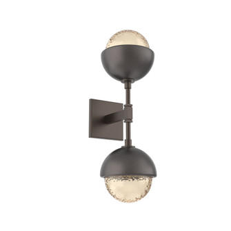 Cabochon Double Sconce (1289|IDB0093-02-FB-A-L3-GP)
