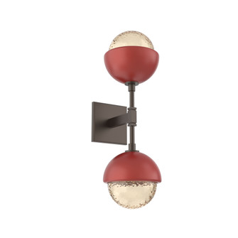 Cabochon Double Sconce (1289|IDB0093-02-FB-A-L1-RE)