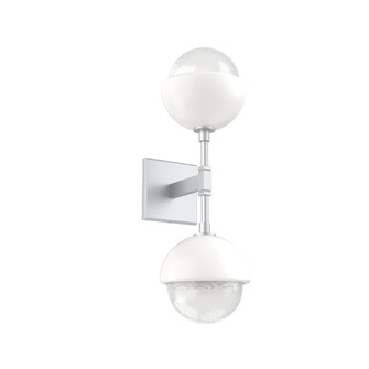 Cabochon Double Sconce (1289|IDB0093-02-CS-WL-L3-WI)